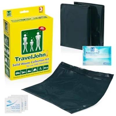 Image of TravelJohn Disposable Solid Waste Bags 3 Pack