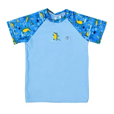 Image of Splash About Kids UV Sun Protection Rash Top Crocodile Swamp 2 3 Years