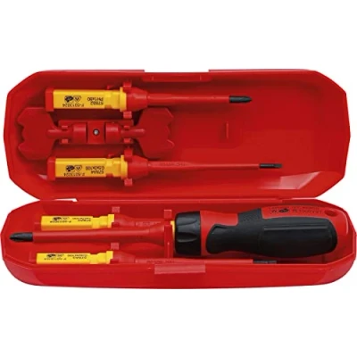 Image of BGS 35813 VDE Screwdriver Set with Interchangeable Blades 8 pcs.