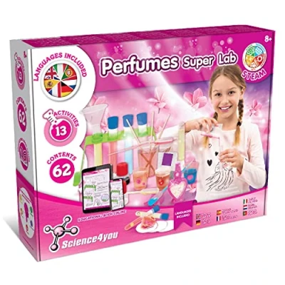 Image of Science4you Perfume Super Lab for Kids +8 Years Scientific Kit with 13 Creative Activities: Maker Laboratory, Educational Toy 8 12