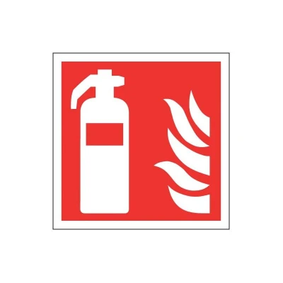 Image of Sitesafe Fire Extinguisher Rigid PVC Sign 200 x 200mm