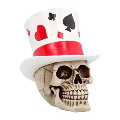 Image of Nemesis Now Casino Jack Figurine 20cm Ivory, Resin