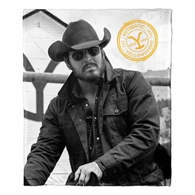 Image of Northwest Yellowstone Silk Touch Throw Blanket, 50&quot; x 60&quot;, Ranch Hand