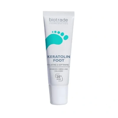 Image of BiotradeTM Keratolin Corn Remover gel 15 ml, Exfoliates and Softens Corns Calluses, With Glycolic, Lactic Salicylic acid, Results in 5 to 7 Days