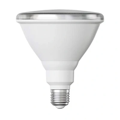 Image of ledscom.de E27 LED Bulb, PAR38 Short Neck, White (4000 K), 14.9 W, 1395lm, 41, Reflector Mirror (Silver), lamp, Reflector, Spotlight, floodlight, Halogen lamp