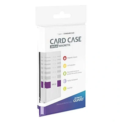 Image of Ultimate Guard 360 pt Magnetic Card Sleeve, UV Protection, Recessed Corners, Strong Closure, Acid Free, Transparent, Pieces