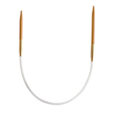 Image of Seeknit Circular Knitting Needles, Bamboo, Brown, 23 cm x 4 mm