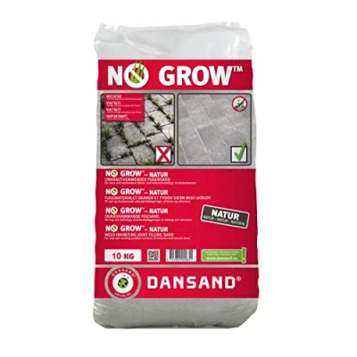 Image of Dansand No Grow 10kg Easy Fix Brush in Jointing Paving Sand for Patio, Block Sand, Suitable All Types Beige