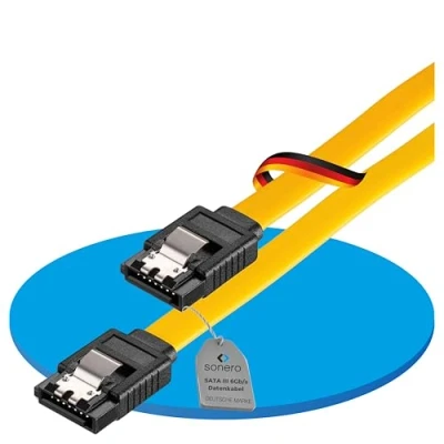 Image of Sonero® SATA III 6Gb/s Data Cable 0.30 m Yellow