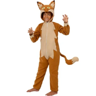 Image of Funidelia Fox Costume for boys &amp; girls Animals Costumes kids, accessory fancy dress props Halloween, carnival parties Size 3 4 years Brown