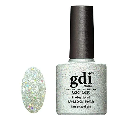 Image of GDI Nails Diamond Glitter &#039;K&#039; Range UV LED Soak Off GEL Nail Polish Varnish 8ml ***REQUIRE UV/LED LAMP TO CURE DRY POLISH*** (K19)