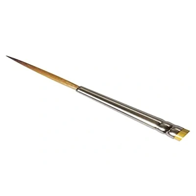 Image of Daler Rowney System3 Acrylic Brush, Synthetic Hair, Short Handle, Liner, 1