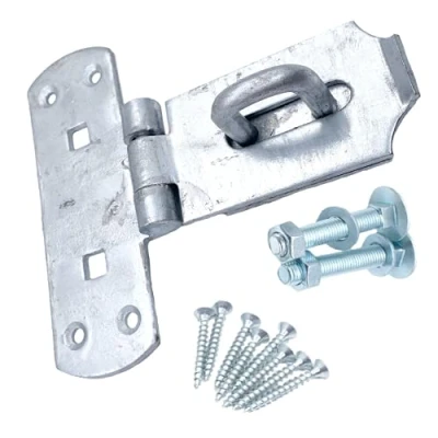 Image of Vertical Hasp and Staple Heavy Duty 150mm Hot Dip Galvanised