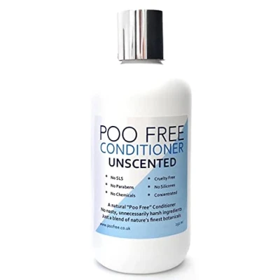 Image of POO FREE 99% Natural Conditioner Unscented. No Sulfates/Parabens/Silicones, pH 5.5, Sensitive Skin. 250ml