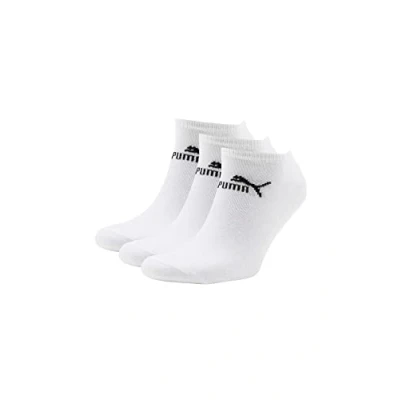 Image of Puma Sneaker Invisible Boot Socks (Pack of 3) White, EU39 42