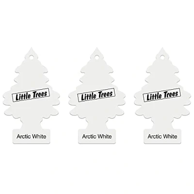 Image of LITTLE TREES Air Freshener, Arctic White, 3 Pack