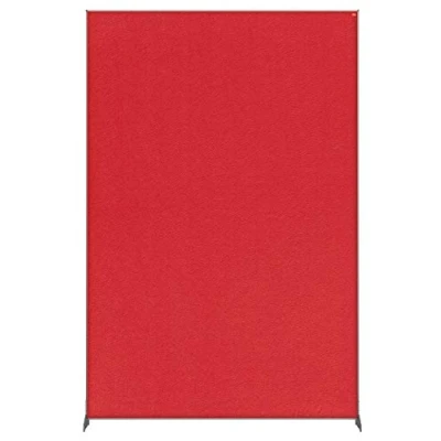 Image of Nobo Free Standing Screen Divider, Felt Surface, 1.8 m High, Impression Pro, 1200 x 1800 mm, Red, 1915527
