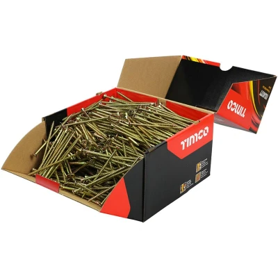 Image of TIMCO Velocity Premium Multiuse Screws Pz Double Countersunk Yellow 50100VYIND Pack of 1000