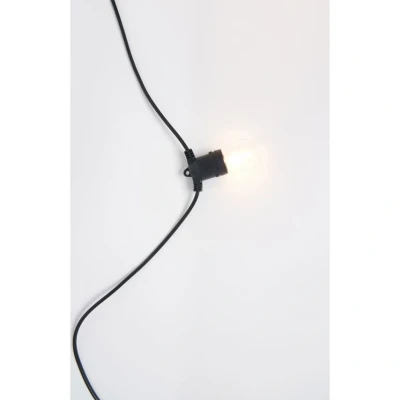 Image of Wye Solar 2700k LED 10 Light Pendant Ceiling Black IP44