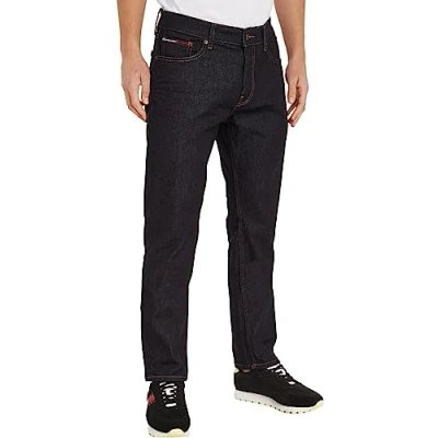 Image of Tommy Jeans Men&#039;s Scanton Slim Rico Dm0dm16282 Pants, Rinse, 28W / 34L