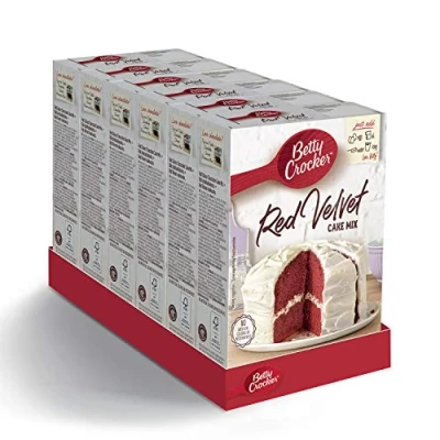 Image of Betty Crocker Red Velvet Chocolate Cake Mix 425g (Pack of 6)