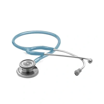 Image of ADC Adscope 608 Convertible Clinician Stethoscope Metallic Ceil Blue