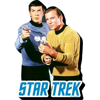 Image of Star Trek Spock and Kirk Chunky Fridge Magnet