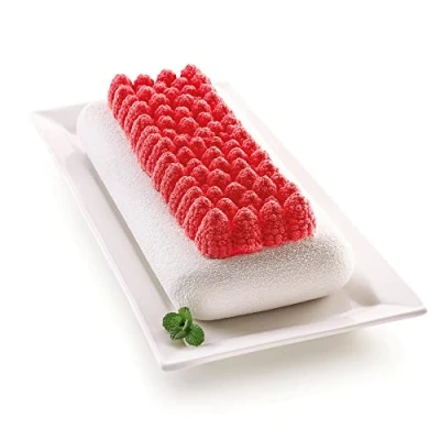 Image of silikomart 25.106.13.0065 Frutti Rossi Silicone Moulds, Grey
