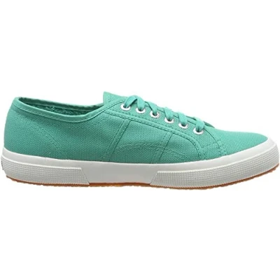 Image of Superga Unisex Cotu Classic Trainers Trainers, Green Bright, 2.5 UK