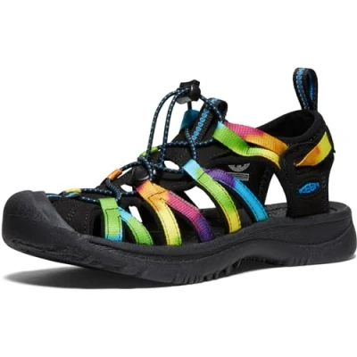 Image of KEEN Women&#039;s Whisper Sandal, Original Tie Dye, 2.5 UK