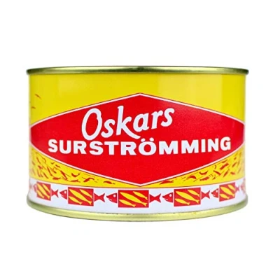 Image of Oskars Surströmming 440g / 300g Fish can (fermented herring)