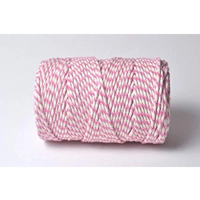 Image of 20m Everlasto Chunky Beautiful Baker&#039;s &#039;Original&#039; Cotton Craft Twine (4mm approx) (ROSE PINK)