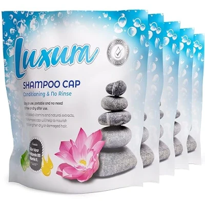 Image of Pack of 5, Luxura Shampoo Cap, Conditioning, No Rinse