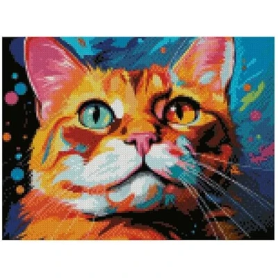 Image of Me, a cat Counted Cross Stitch Kits,100% Cotton, 150x112 Stitch, 26x20cm Cats kit