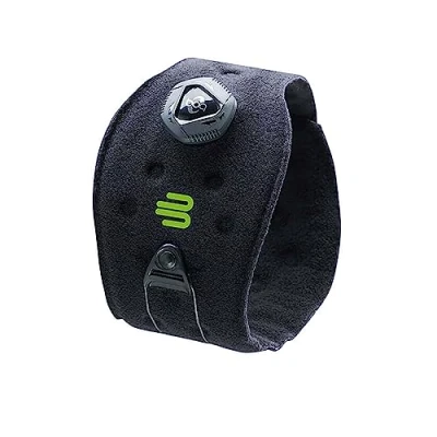 Image of BAUERFEIND Unisex Elbow Sports Clip Forearm Muscle Strain Reduction Silicone Ring Boa Closure System Black