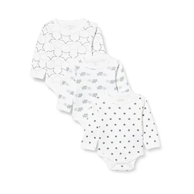 Image of Care Baby Body Langarm aus 100% Baumwolle (3er Pack)