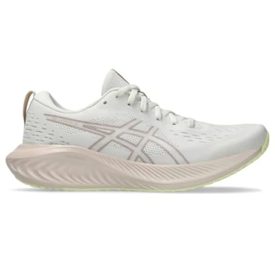 Image of Asics Gelexcite 10 Road running shoes, Women&#039;s, Size: 3, Cream/neutral pink Textile/synthetics