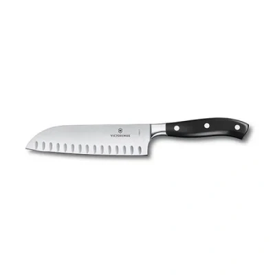 Image of Victorinox Fully Forged 17cm Santoku Knife with Fluted Blade (7732317G)