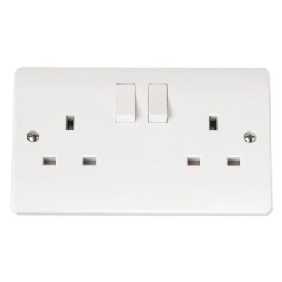 Image of Click Mode 2G 13A Switched Socket White CMA036