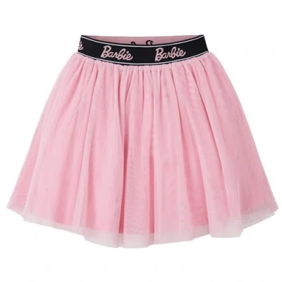 Image of Barbie Girls Tutu Skirt, Mesh 2 Layers with Cotton Lining Skirt Gifts for (Pink, 4 6 Years)