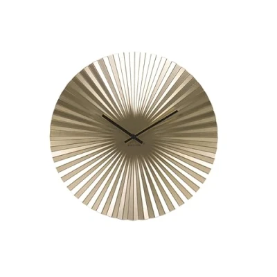 Image of Karlsson, wall clock, Steel, Gold, One Size