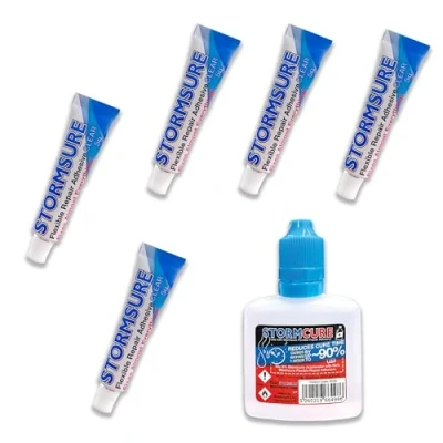 Image of Stormsure&#039;s 1 Hour Repair Kit Accelerate Your Repairs with Stormsure Flexible Adhesive + Stormcure Accelerator