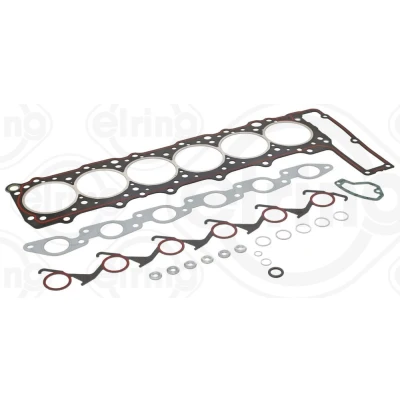 Image of 6030107320, 6030108620, A6030107320, A6030108620 Gasket Set, cylinder head ELRING 894.028 without valve cover gasket, stem seals