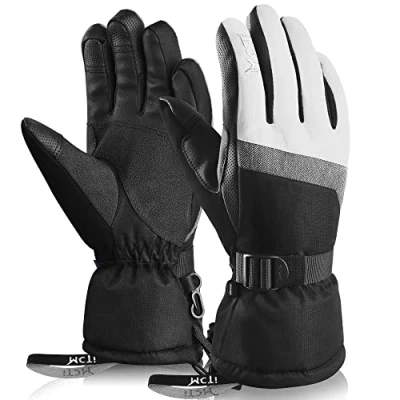 Image of Kineed Ski Gloves Women&#039;s Touchscreen Winter Waterproof Snowboard Warm Snow Windproof 3M Thinsulate