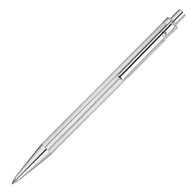 Image of Waldmann Eco Ballpoint Pen Grain Design Solid Sterling 925 Silver