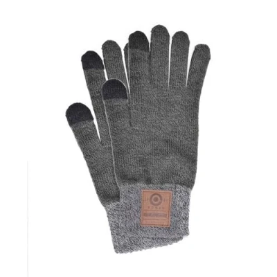 Image of Lambretta Unisex Screen Gloves Black/Charcoal One Size
