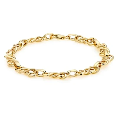 Image of Carissima Gold Women&#039;s 9ct Yellow Celtic Bracelet of 19cm/7.5&quot;