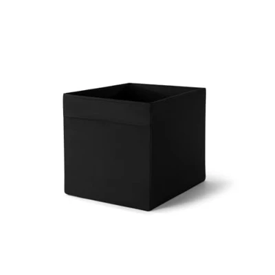 Image of Ikea Drona Storage Box 33 x 38 cm black (for Expedit shelving unit 4 pieces), black, Pack