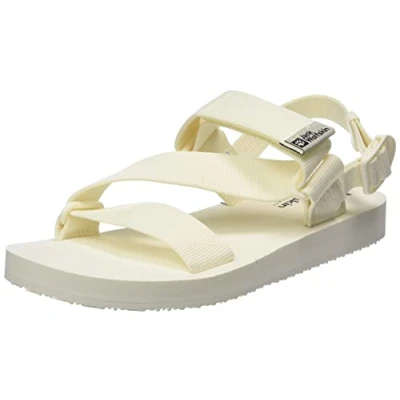 Image of Jack Wolfskin Women&#039;s Urban Discover Belt Sandal W, Egret, 7.5 UK