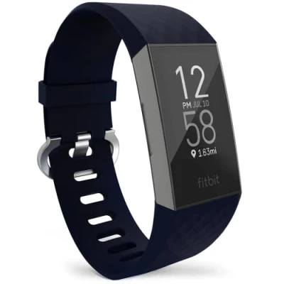 Image of Digicharge Replacement Strap for FitBit Charge 4, 3 Bands, Fit Bit Charge4 Charge3 WristBand Sport Bands Wrist Straps Women &amp; Men, Choice of Colours Sizes